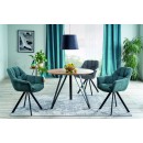 Стол обеденный SIGNAL TETIS дуб/черный 100